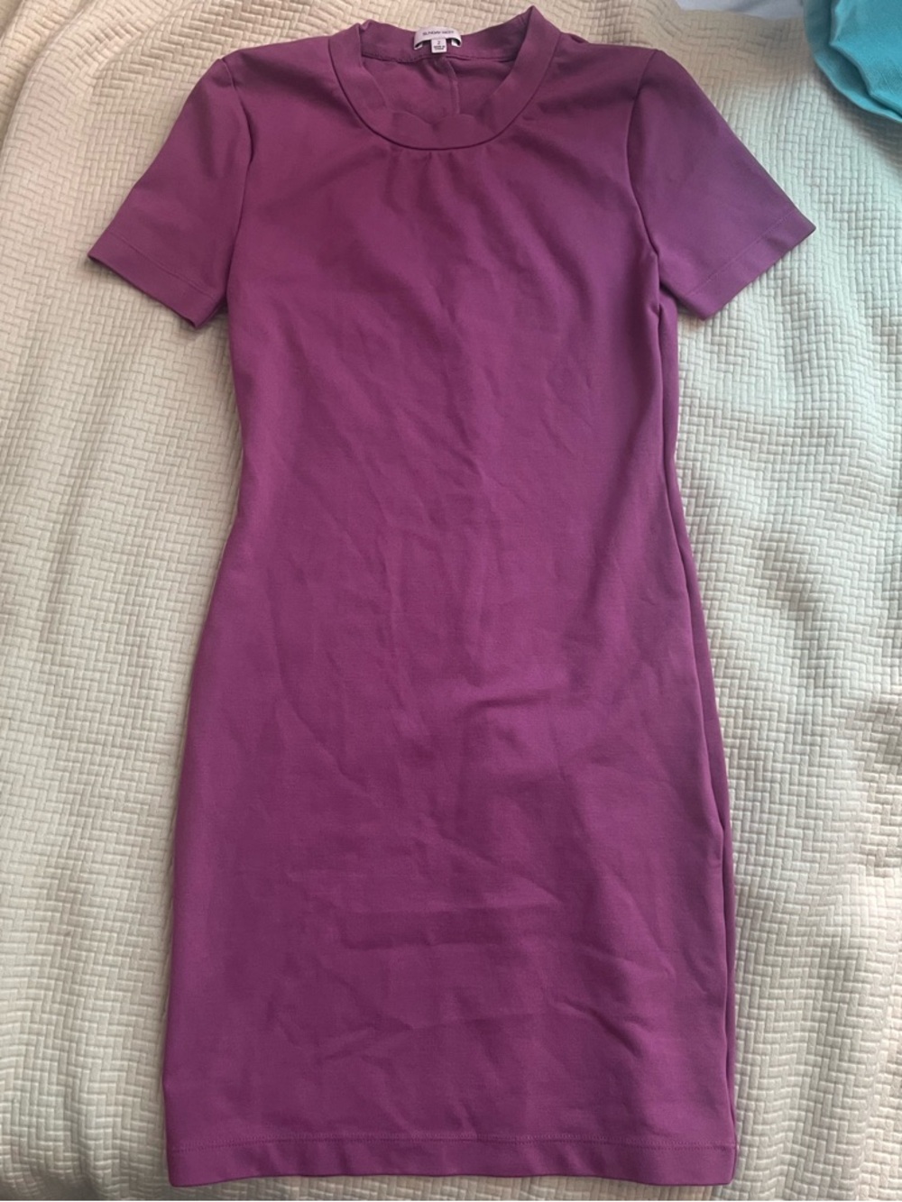 Sunday Best Fuchsia Short Sleeve Mini Dress